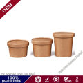 Disposable Kraft Eco Friendly Paper Bowls and Paper Bowl Lids